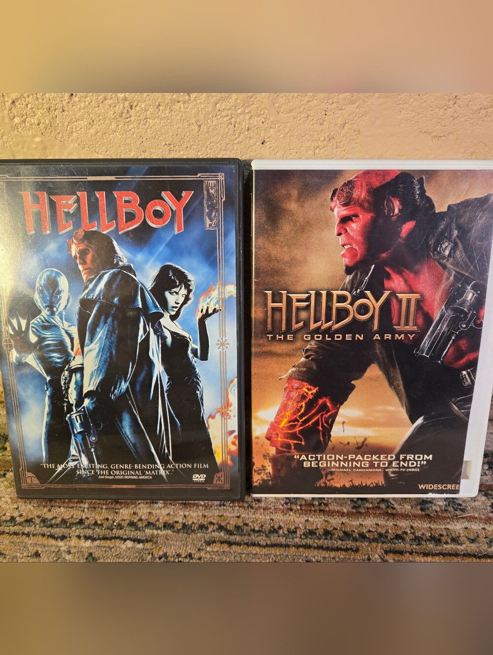 Hellboy 1 Hellboy 2 DVD Set Widescreen Version 2008 Ron Perlman Selma Blair